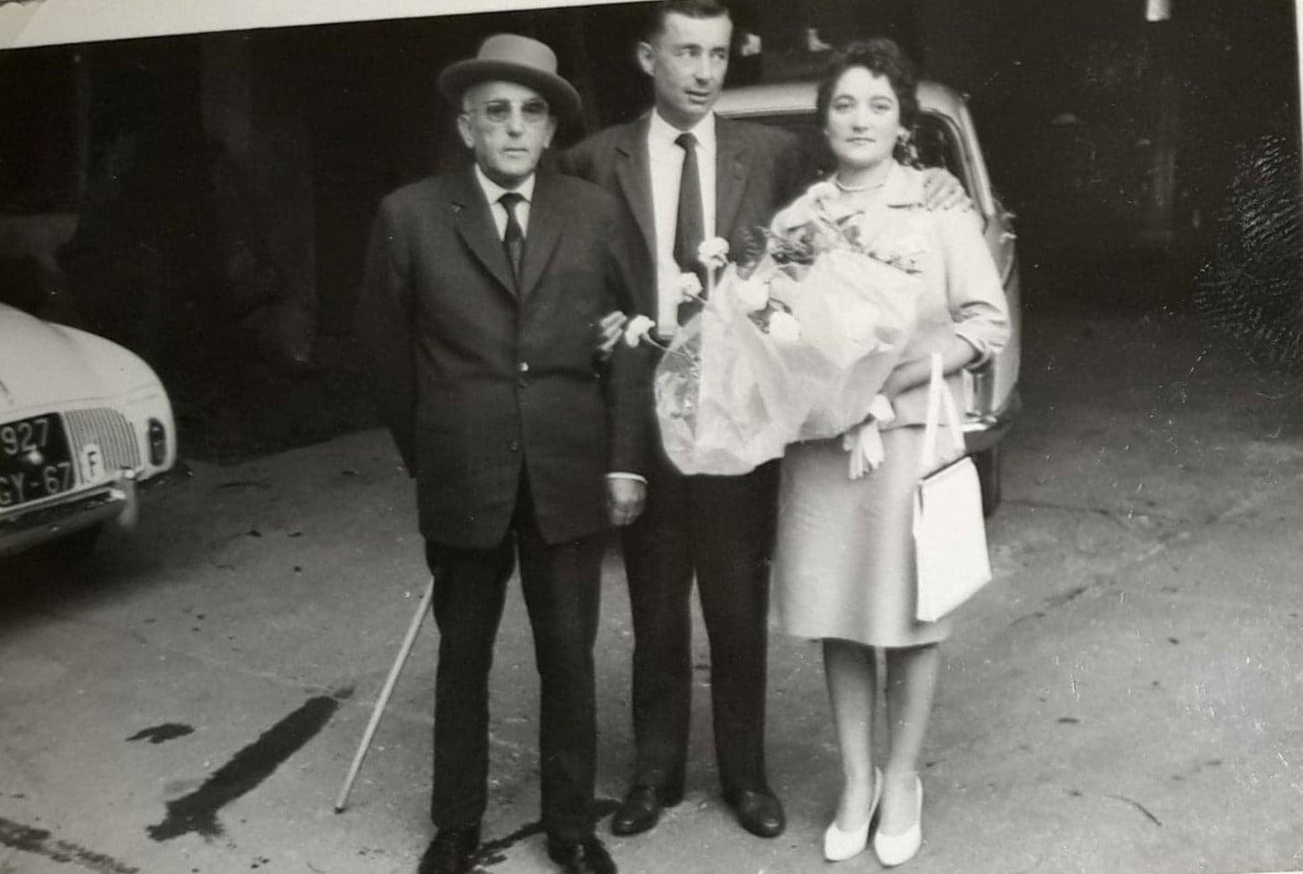 Gisèle Cottet, épouse Berret, sœur à Raymond et Daniel