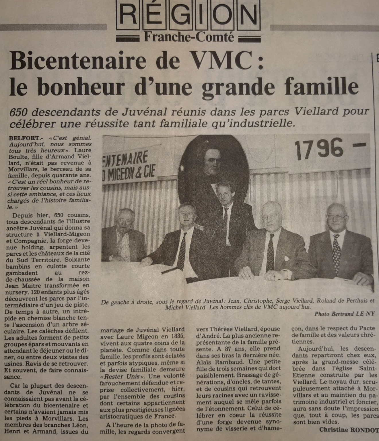 1996 bicentenaire