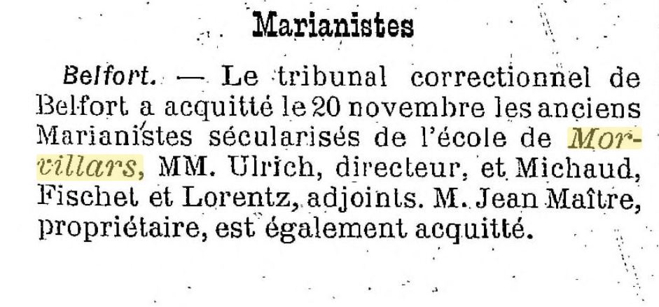 29 nov 1903 Marianistes