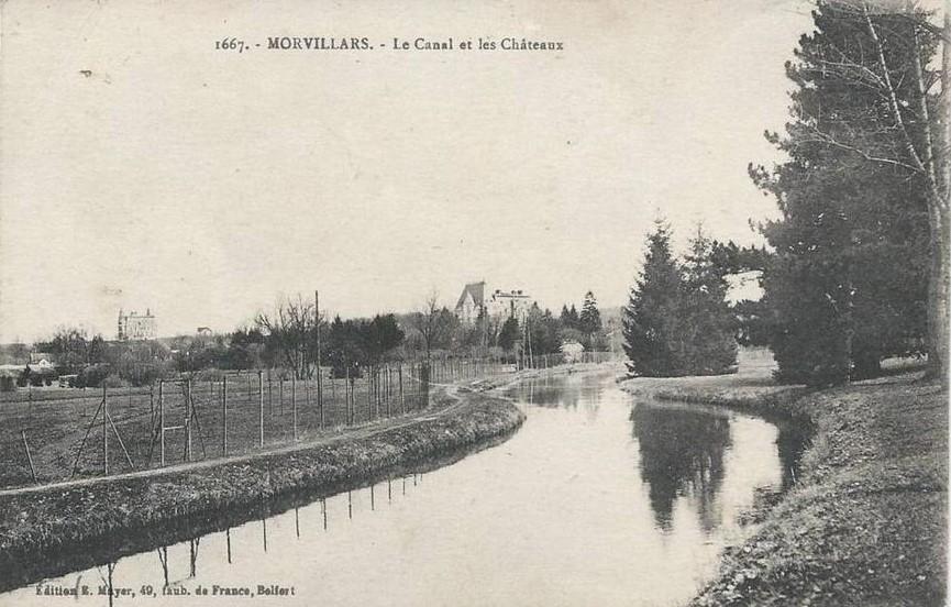 Canal Usinier le long des Châteaux