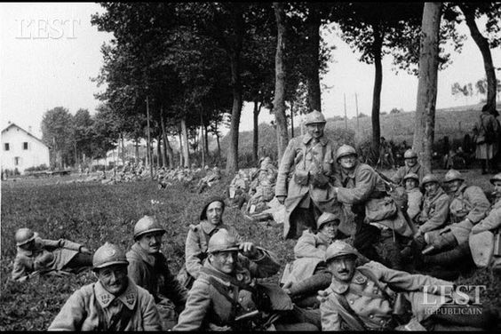 Le 102ème bataillon de chasseurs à pied à Morvillars le 20 août 1916