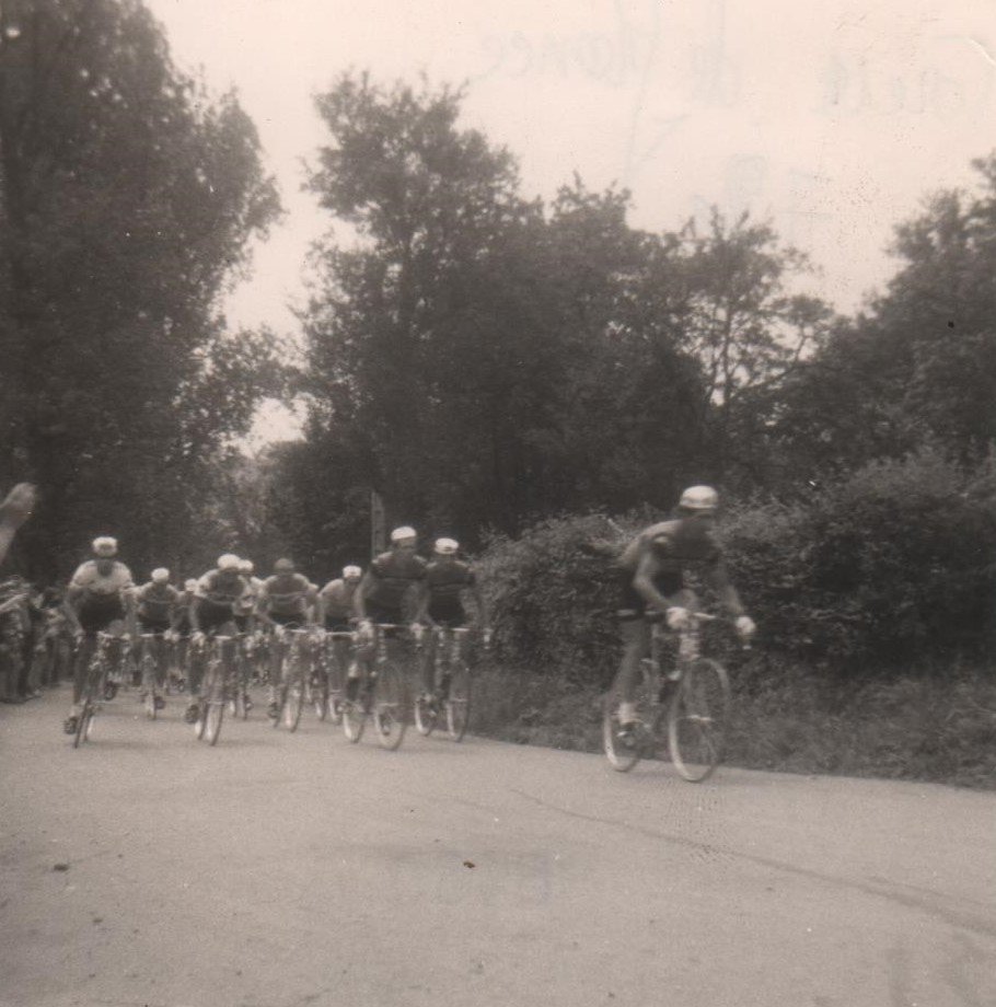 1972 , Tour de France de passage a Morvillars montée de la Guinguette