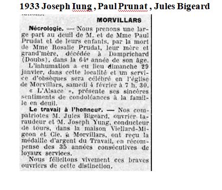 1933 Iung-Prunat - Bigeard