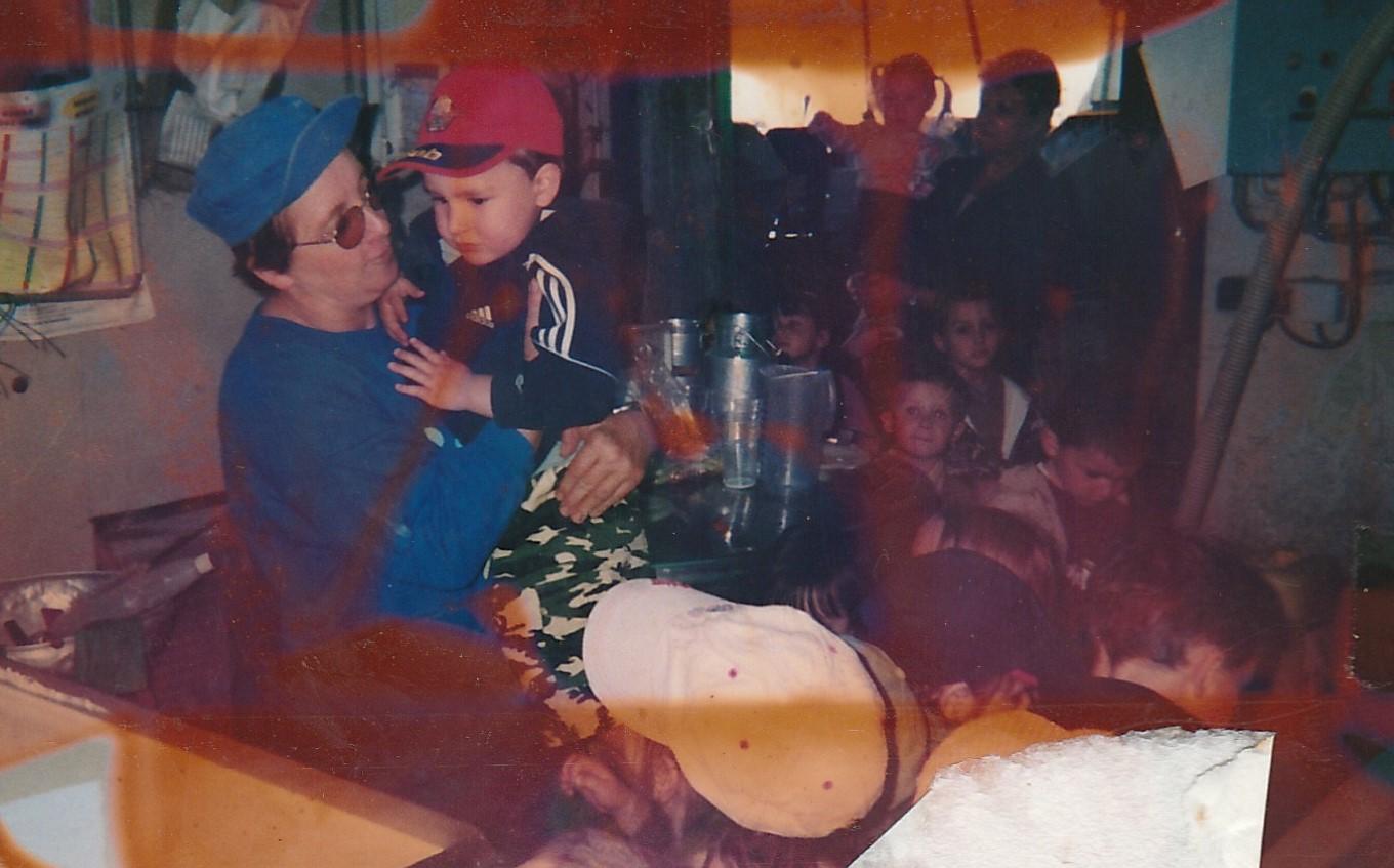 2003 Marie Thérèse Bleyer  avec mon fils valentin Maranzana