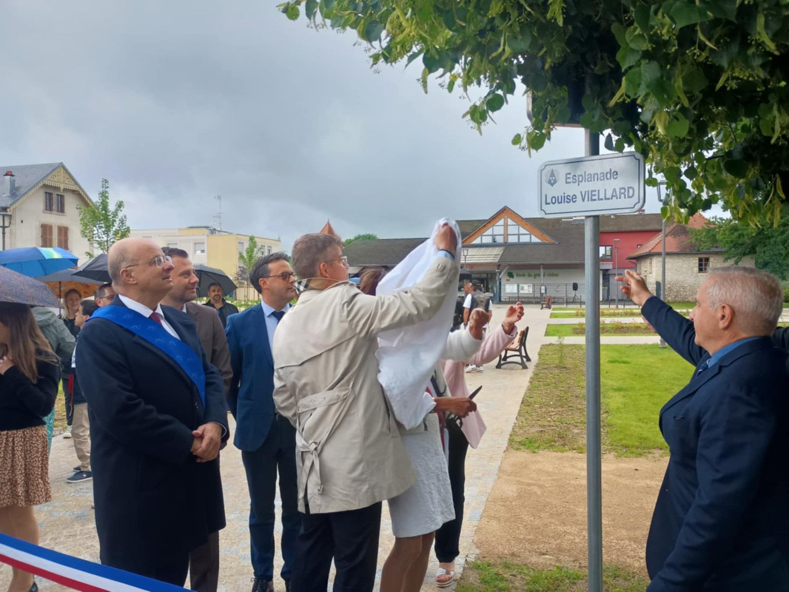 Samedi 7 juin Inauguration de l'esplanade Viellard Louise