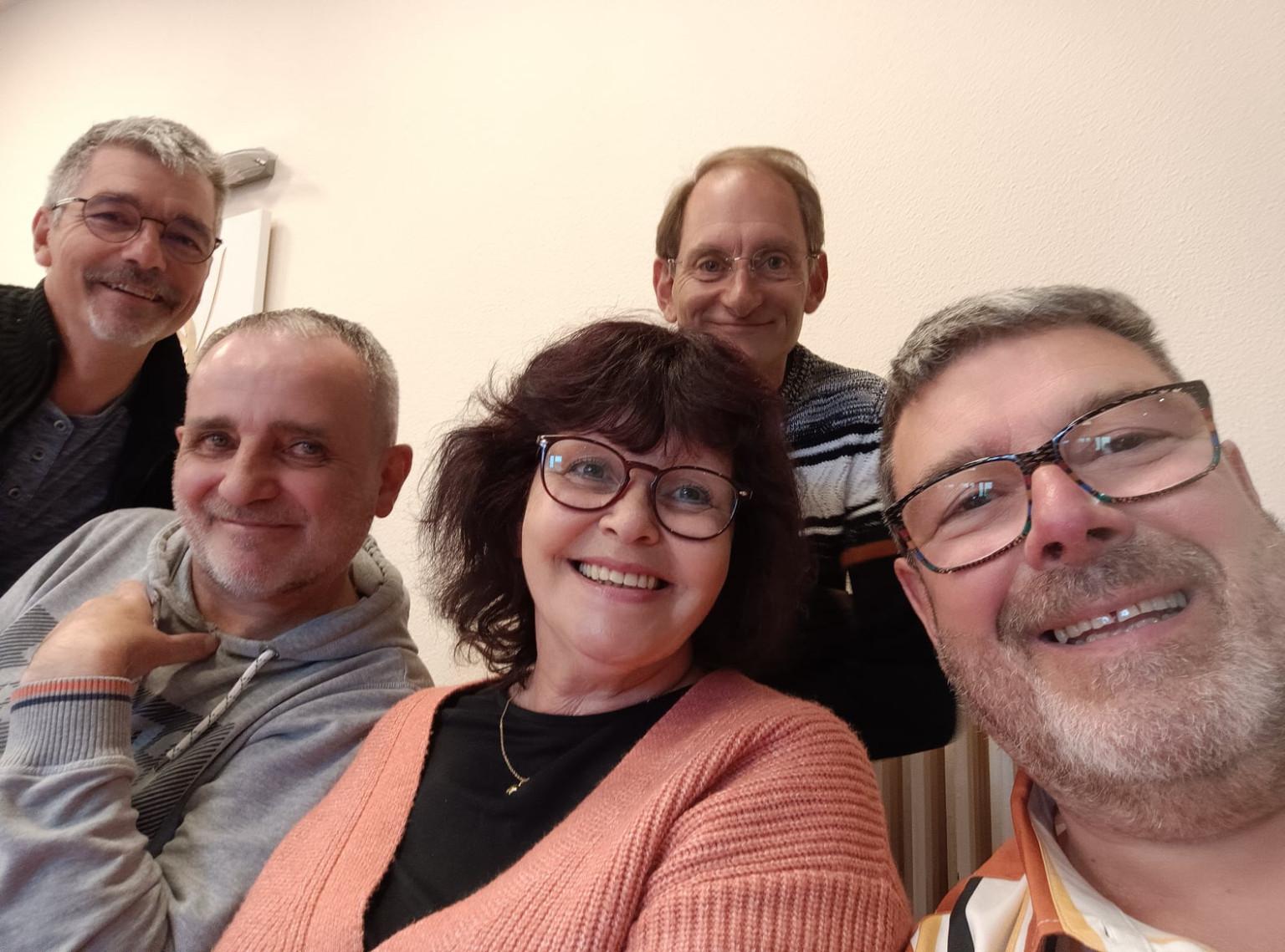 Éric François - Éric zarrifi - Gilles Samson - Patricia et Philippe Maranzana